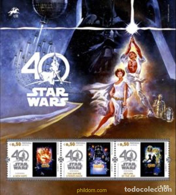 Sellos: 699141 MNH PORTUGAL 2017 40 ANIVERSARIO DE LA PEL&Iacute;CULA &rdquo;STAR WARS&rdquo;