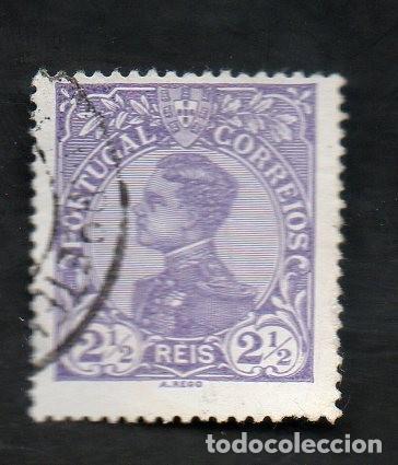 Sellos: FILA 1910 PORTUGAL AF-156 YVERT-154 D.MANUEL I CIRCULADO