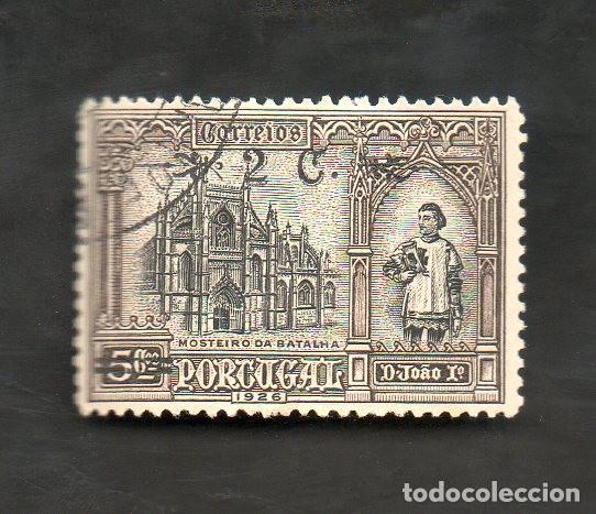 Sellos: FILA 1926 PORTUGAL AF-386 YVERT-404 INDEPENDENCIA PORTUGAL COM SOBRETAXA CIRCULADO