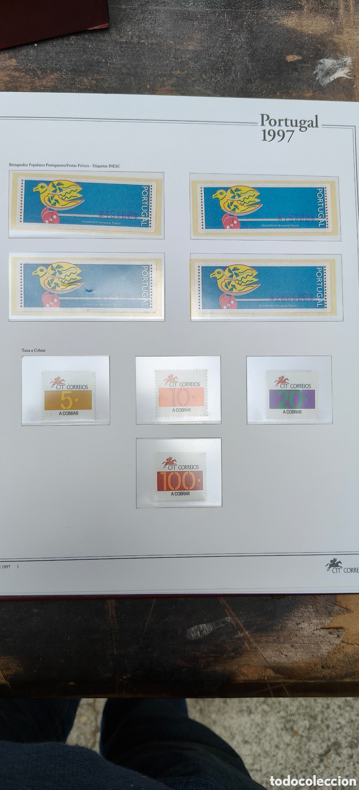 Sellos: &Aacute;lbum selos Portugal 1997 - 1988 completo