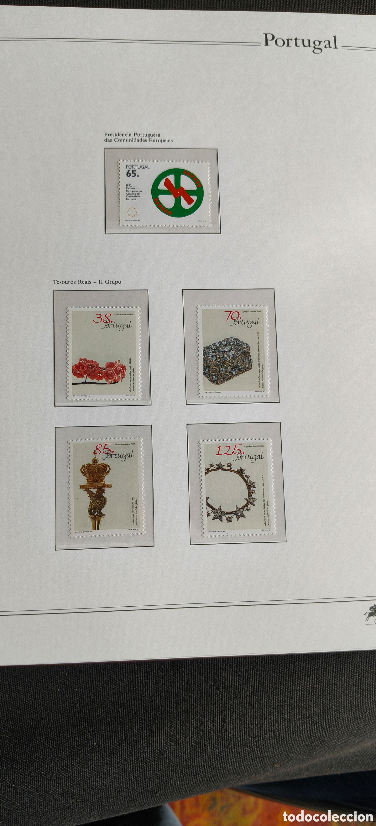 Sellos: &Aacute;lbum selos Portugal 1992 - 1993 Y 1994 completo