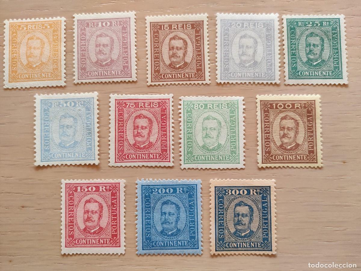 Sellos: sellos Portugal Afinsa Yvert 68 a 79 CARLOS I 1892 1893 MNH ** goma original