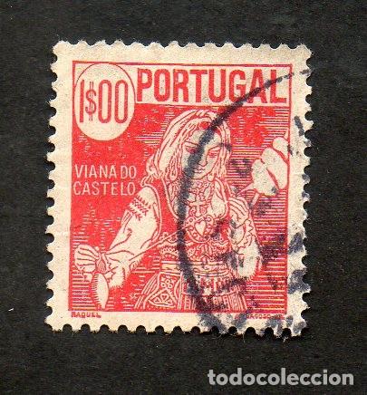 Sellos: FILA 1941 PORTUGAL AF-614 YVERT-623 COSTUMES PORTUGUESES 1&ordf;.EMISS&Atilde;O CIRCULADO