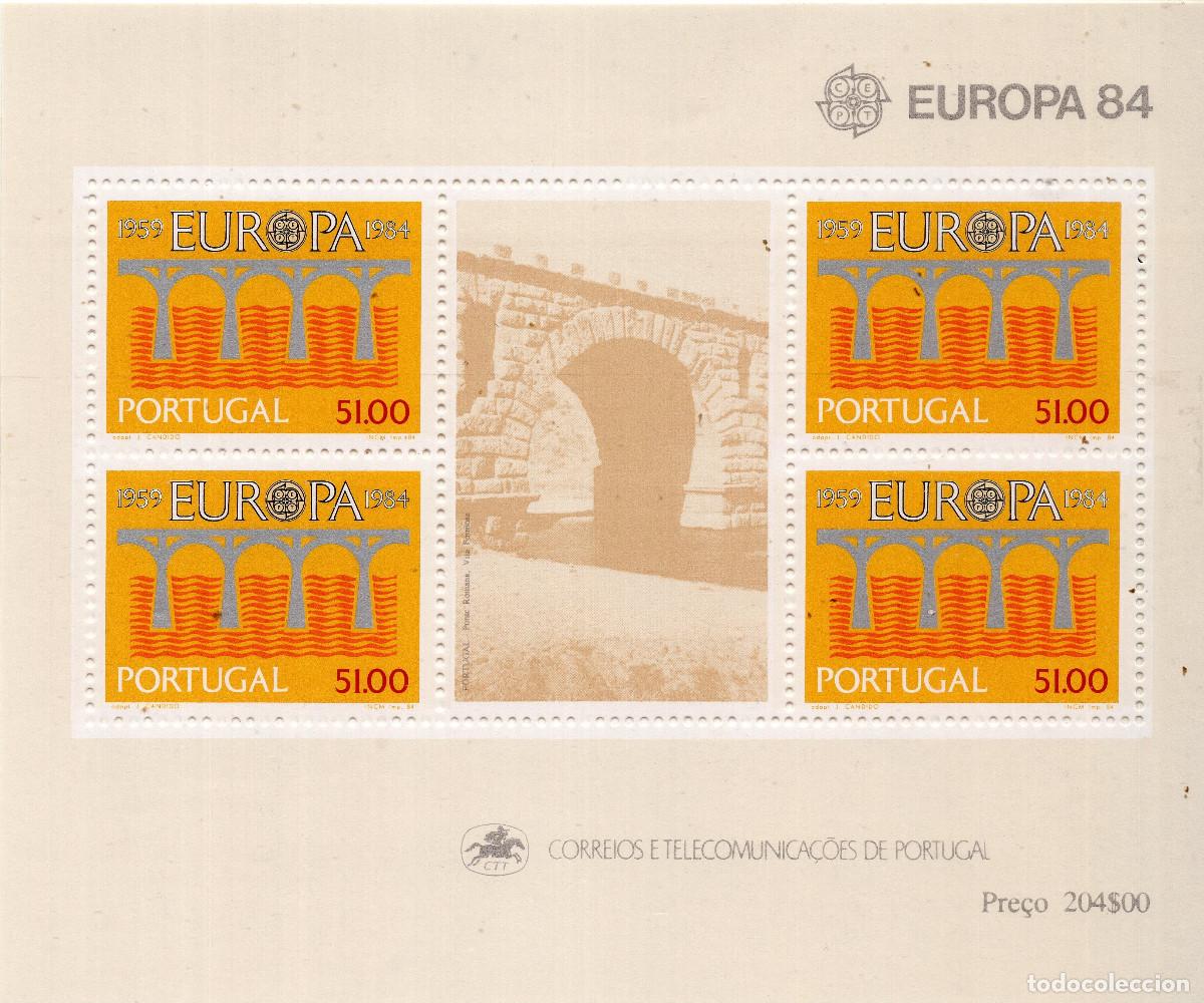 Sellos: PORTUGAL 1984 STAMP MICHEL PT BL43
