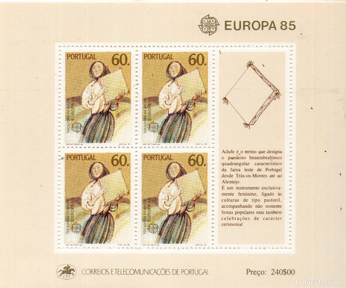 Sellos: PORTUGAL 1985 STAMP MICHEL PT BL47