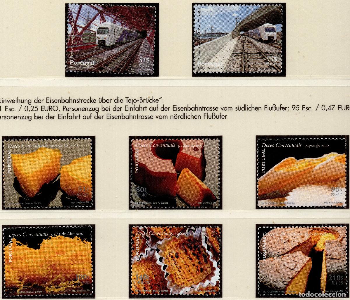 Sellos: PORTUGAL 1999 STAMP MICHEL PT 2358-2359+2365-2370