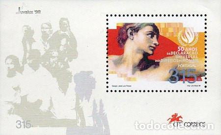 Sellos: Portugal 1998, SW-2272HB &rdquo;Derechos Humanos&rdquo;./ Nuevo, sin charnela. MNH.