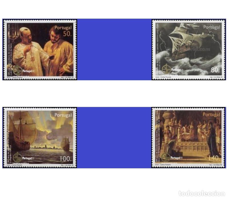 Sellos: Portugal 1998, SW-2289/92 &rdquo;Ruta Mar&iacute;tima a las Indias&rdquo;./ Nuevo, sin charnela. MNH.