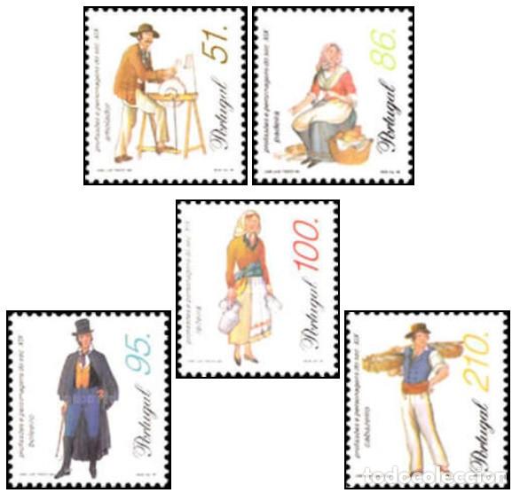 Sellos: Portugal 1999, SW2312/16 &rdquo;Personajes y Profesiones&rdquo;./ Nuevos, sin charnela. MNH.