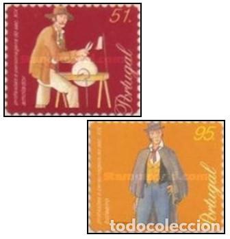 Sellos: Portugal 1999, SW2317/18 &rdquo;Personajes y Profesiones (adhesivos)&rdquo;./ Nuevos, sin charnela. MNH.