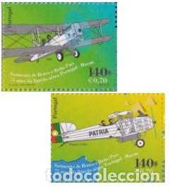 Sellos: Portugal 1999, SW2327/28 &rdquo;Primer vuelo Portugal - Macao&rdquo;./ Nuevo, sin charnela. MNH.