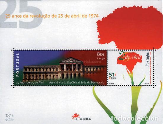 Sellos: Portugal 1999, SW2329/30HB &rdquo;XXV Aniv. Revoluci&oacute;n de los Claveles&rdquo;./ Nuevo, sin charnela. MNH.