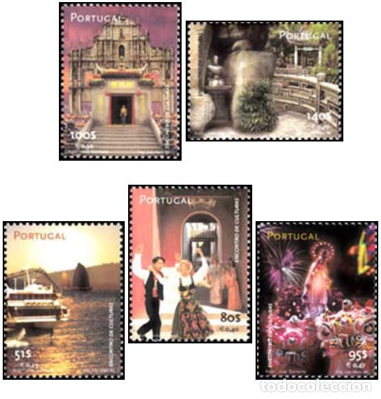 Sellos: Portugal 1999, SW2336/40 &rdquo;Encuentro de culturas: Macao&rdquo;./ Nuevo, sin charnela. MNH.