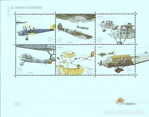 Sellos: Portugal 1999, SW2341/46HB &rdquo;75 Aniv. de las Fuerzas A&eacute;reas&rdquo;./ Nuevo, sin charnela. MNH.