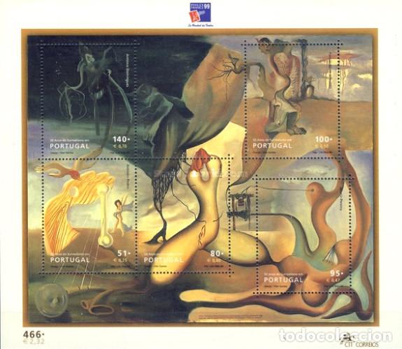 Sellos: Portugal 1999, SW2347/51HB &rdquo;Cent. del Subrealismo Portugu&eacute;s&rdquo;./ Nuevo, sin charnela. MNH.