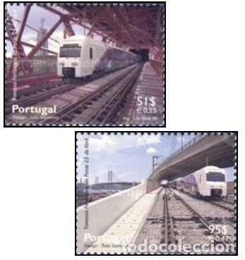 Sellos: Portugal 1999, SW2352/53 &rdquo;L&iacute;nea ferroviaria 25 De abril&rdquo;./ Nuevo, sin charnela. MNH.
