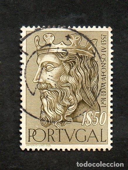 Sellos: FILA 1955 PORTUGAL AF-812 YVERT-823 REIS PORTUGAL 1&ordf; DINASTIA CIRCULADO