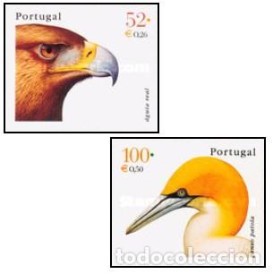 Sellos: Portugal 2000, SW2387/88 &rdquo;Pajaros&rdquo;./ Nuevo, sin charnela. MNH.