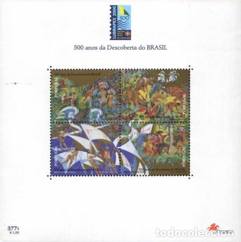 Sellos: Portugal 2000, SW2421/24HB &rdquo;V Cent. del descubrimiento de Brasil&rdquo;./ Nuevo, sin charnela. MNH.