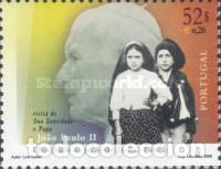 Sellos: Portugal 2000, SW2426 &rdquo;Visita del Papa Juan Pablo II&rdquo;./ Nuevo, sin charnela. MNH.
