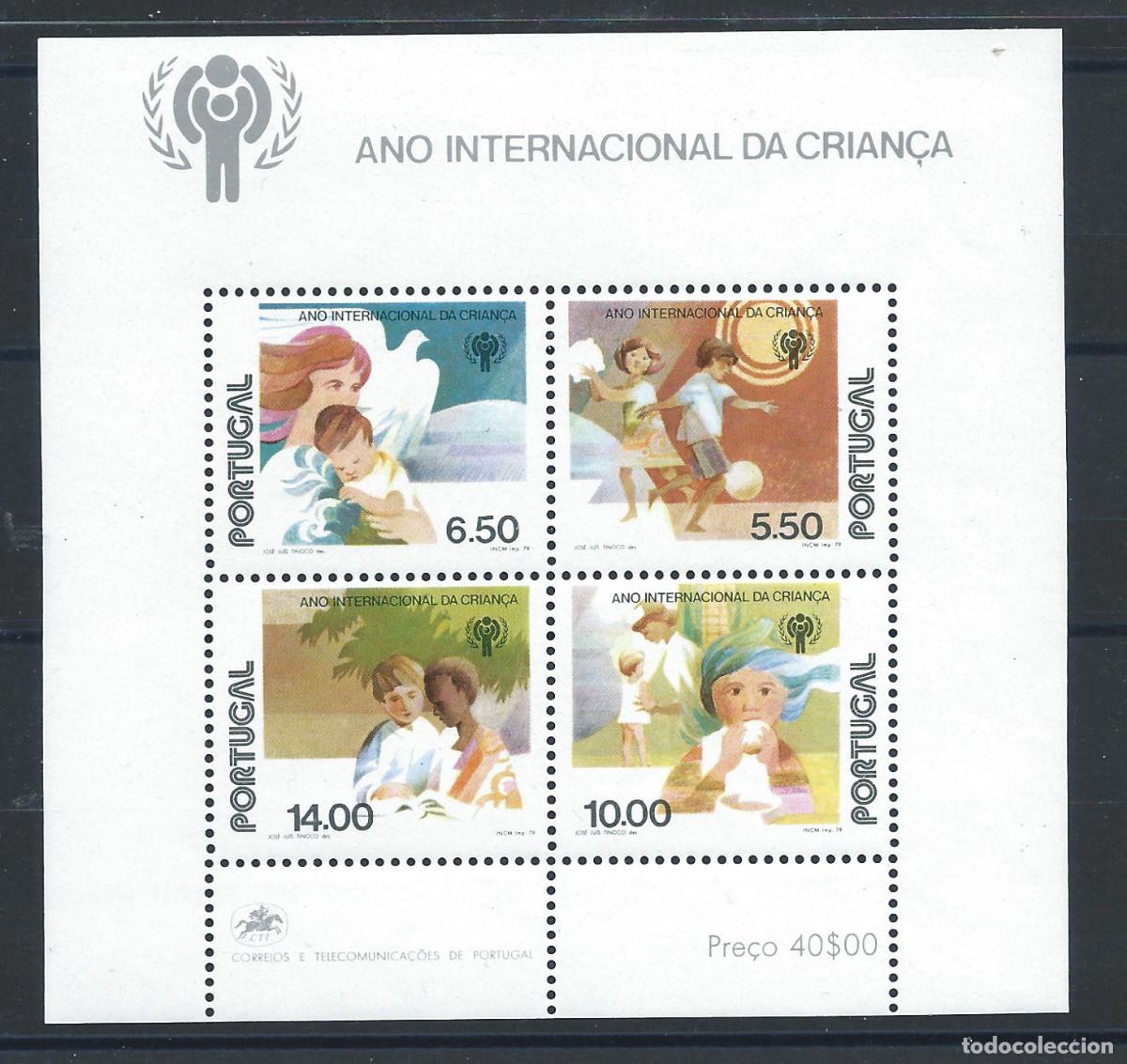 Sellos: Portugal Bloc N&deg;28** (MNH) 1979 - Ann&eacute;e de l'enfant
