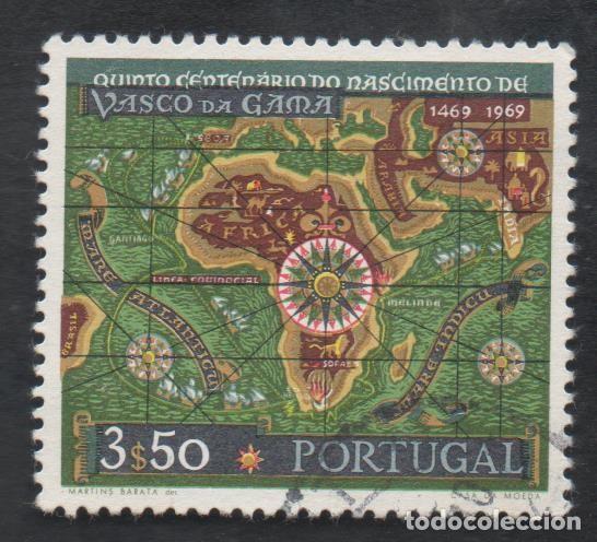 Sellos: FILA 1969 PORTUGAL AF-1061 YVERT-1071 VASCO GAMA CIRCULADO