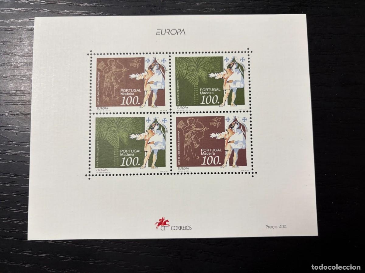 Sellos: MADEIRA, 1994. YVERT HB 14. EUROPA CEPT. NUEVOS. SIN FIJASELLOS.