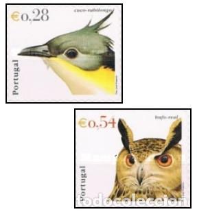 Sellos: Portugal 2002, SW2568/68 &rdquo;P&aacute;jaros, de carnet&rdquo;/ Nuevo, sin charnela. MNH.