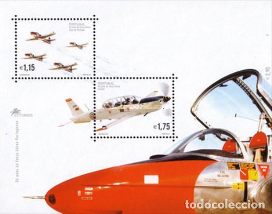 Sellos: Portugal 2002, SW2596/97HB &rdquo;Fuerzas A&eacute;reas Portuguesas&rdquo;/ Nuevo, sin charnela. MNH.