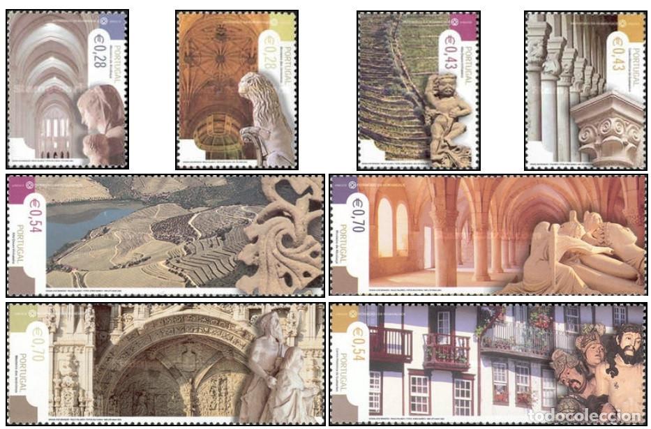 Sellos: Portugal 2002, SW2617/24 &rdquo;UNESCO: Patrimonio Mundial&rdquo;./ Nuevo, sin charnela. MNH.