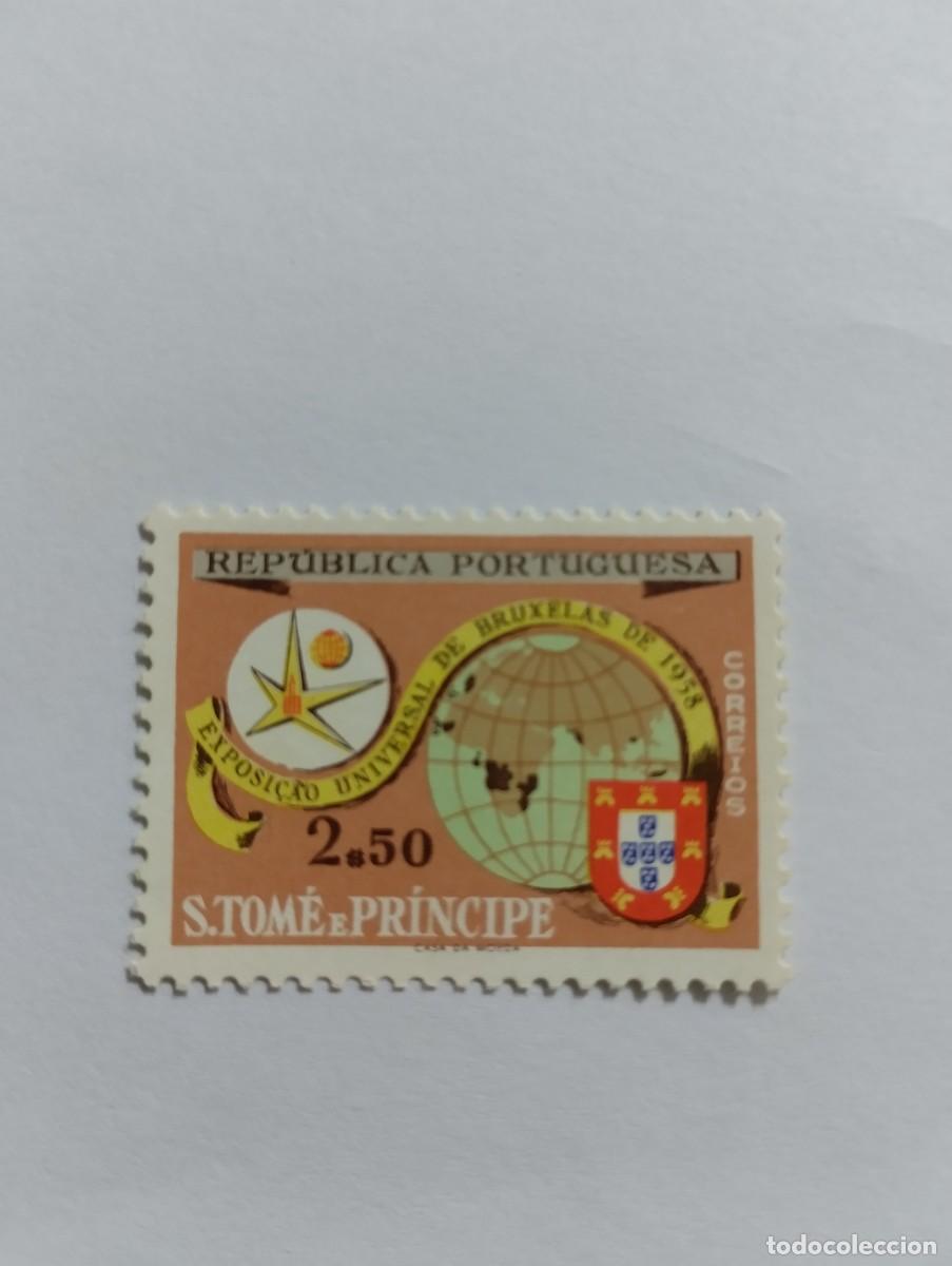 Sellos: REPUBLICA PORTUGUESA, S.TOME Y PUERTO PR&Iacute;NCIPE, A&Ntilde;O 1958, SERIE COMPLETA**MNH, EXPOSICI&Oacute;N UNIVERSAL
