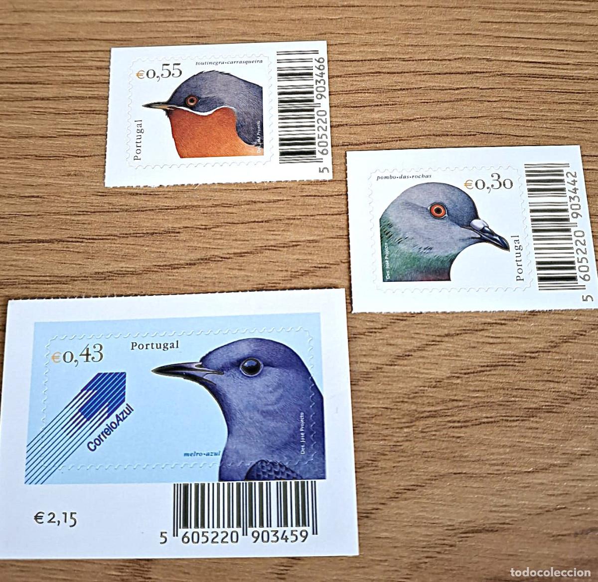 Sellos: Portugal 2003, SW2638/40, de carnet: &rdquo;P&aacute;jaros&rdquo;./ Nuevo. MNH (Foto)