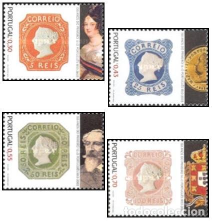 Sellos: Portugal 2003, SW2645/48 &rdquo;CL Aniv. del Sello Portugu&eacute;s&rdquo;./ Nuevo. MNH (Foto)