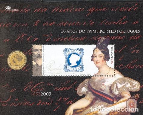 Sellos: Portugal 2003, SW2711HB &rdquo;150 Aniv. Sello Portugu&eacute;s&rdquo;./ Nuevo. MNH