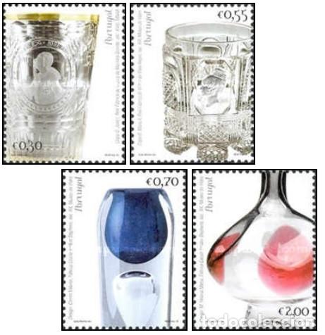 Sellos: Portugal 2003, SW2722/25 &rdquo;El arte del Cristal&rdquo;./ Nuevo. MNH
