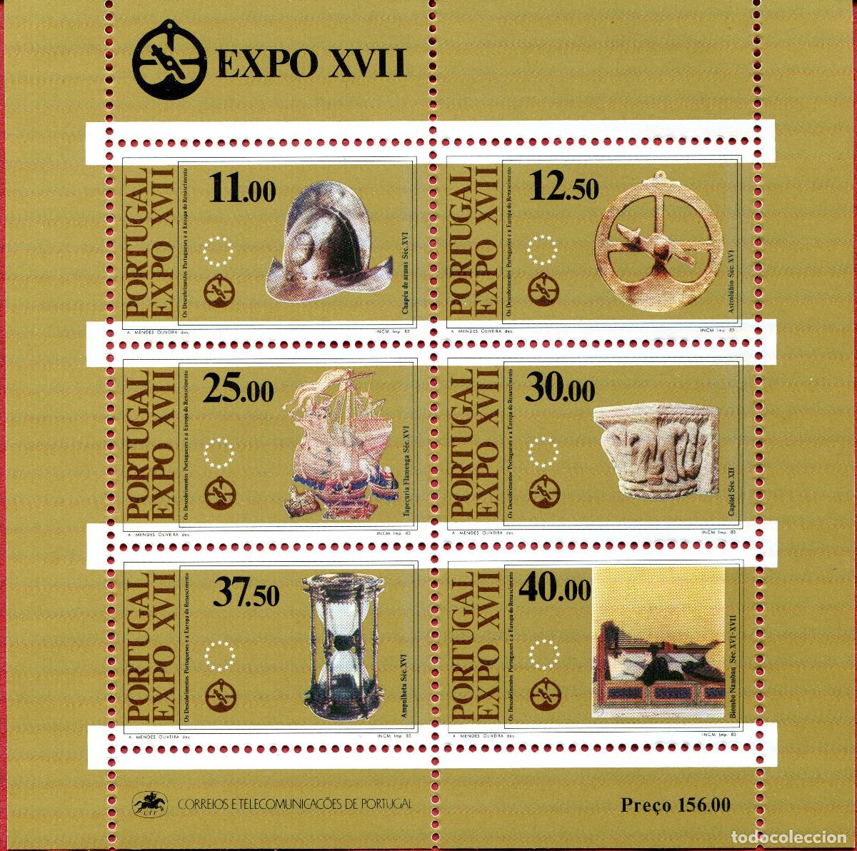 Sellos: PORTUGAL 1983 STAMP FDC MICHEL PT BL39
