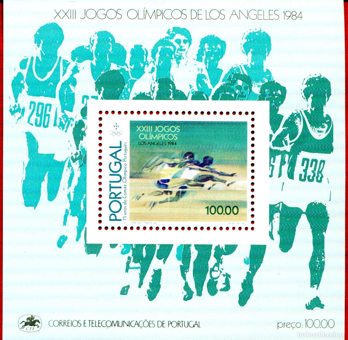 Sellos: PORTUGAL 1984 STAMP FDC MICHEL PT BL45