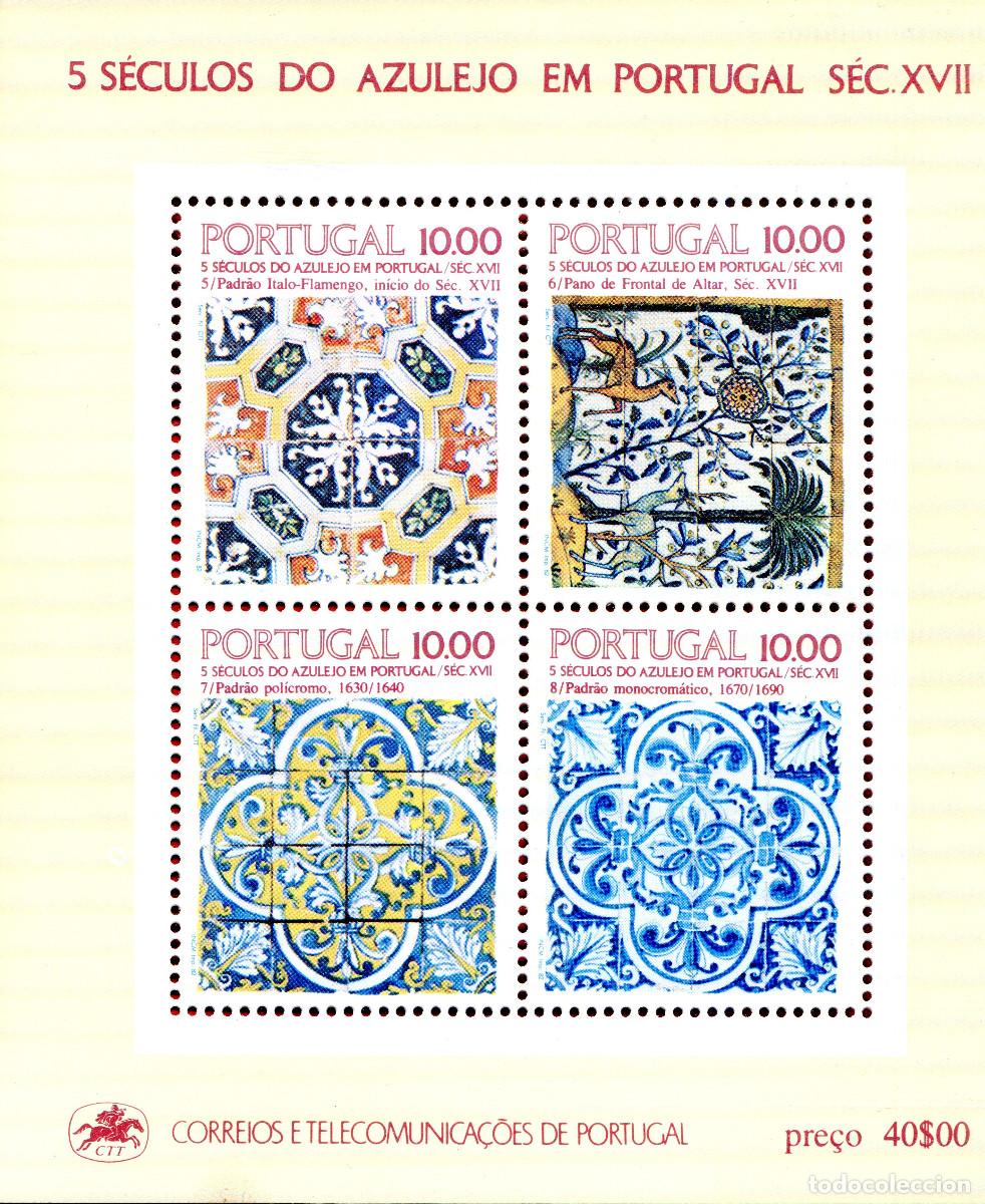 Sellos: PORTUGAL 1982 STAMP FDC MICHEL PT BL38