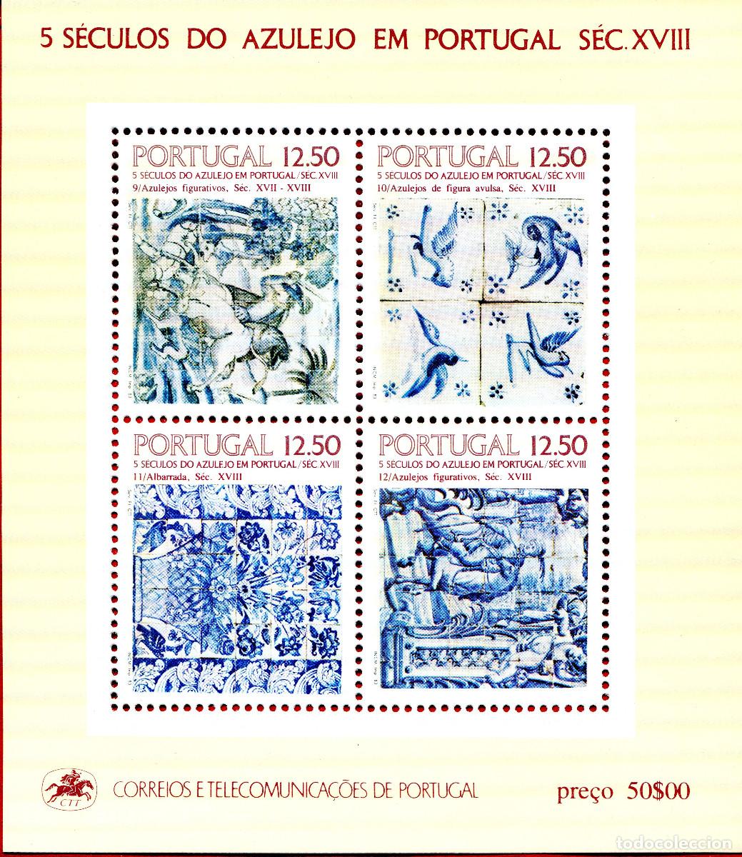 Sellos: PORTUGAL 1983 STAMP FDC MICHEL PT BL42