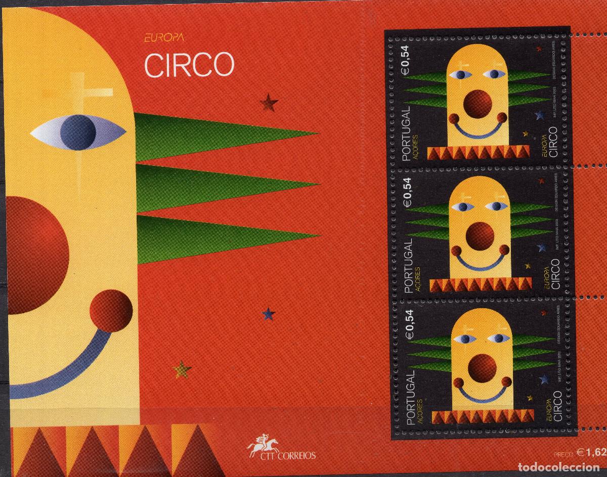 Sellos: AZORES (PORTUGAL) 2002 STAMP FDC MICHEL PT-AZ BL23