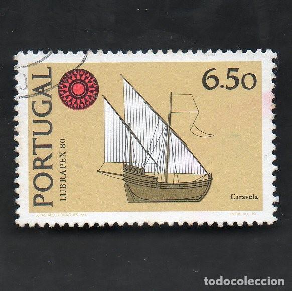 Briefmarken: FILA PORTUGAL 1980 AF-1492 YVERT 1482 LUBRAPEX 80 CIRCULADO (O)