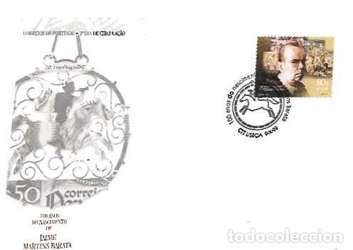 Sellos: Portugal &FDC 100 a&ntilde;os del nacimiento de Jaime Martins Barata, Lisboa 1999 (9919)