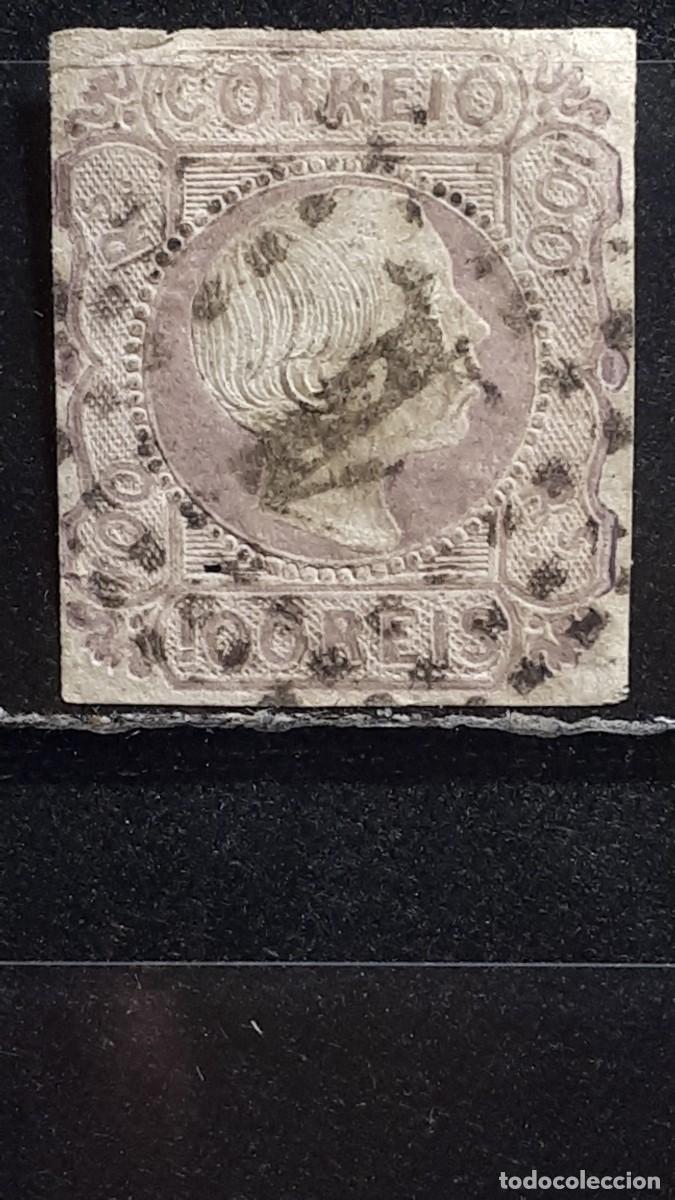 Sellos: PORTUGAL. A&Ntilde;O 1855. &deg;. YVERT 8