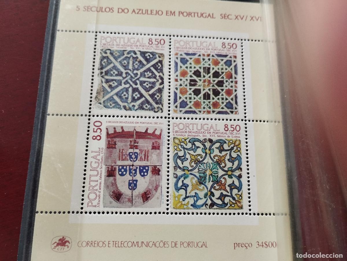 Sellos: PORTUGAL HB 5 SIGLOS DEL AZULEJO 1981