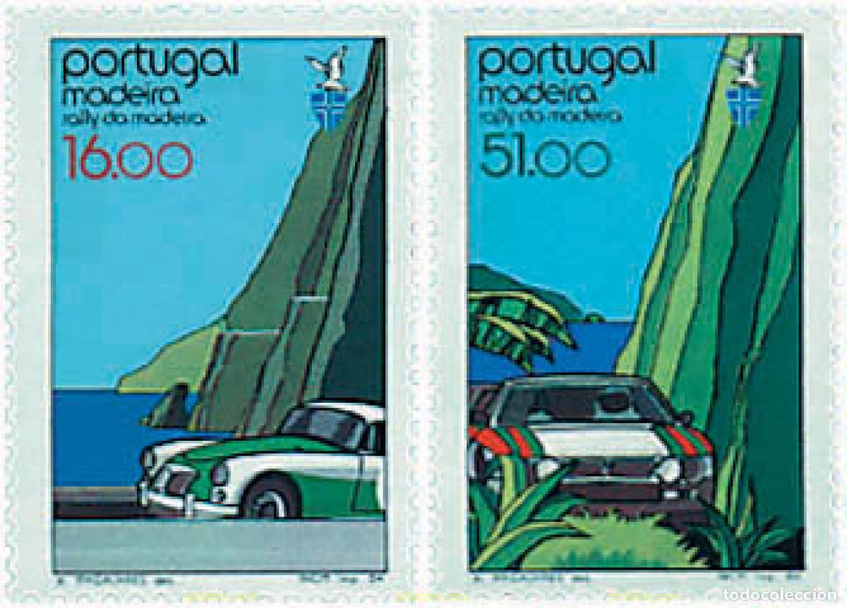 Sellos: 91813 MNH MADEIRA 1984 RALLY AUTOMOVILISTICO DE MADEIRA