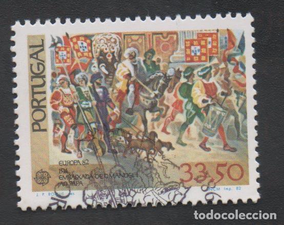 Sellos: FILA SELO PORTUGAL 1982 AF-1569 YVERT 1543 EUROPA CEPT PORTUGAL CIRCULADO