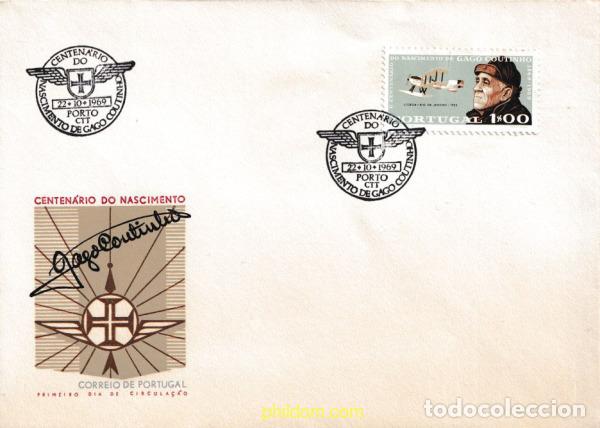 Briefmarken: 602672 MNH PORTUGAL 1969 CENTENARIO DEL NACIMIENTO DE GAGO COUTINHO