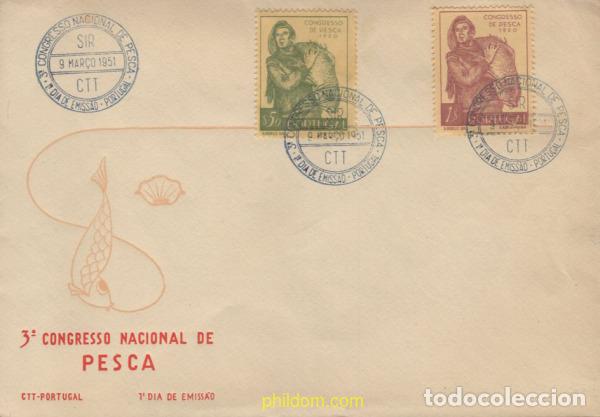 Sellos: 388861 MNH PORTUGAL 1951 3 CONGRESO DE PESCA