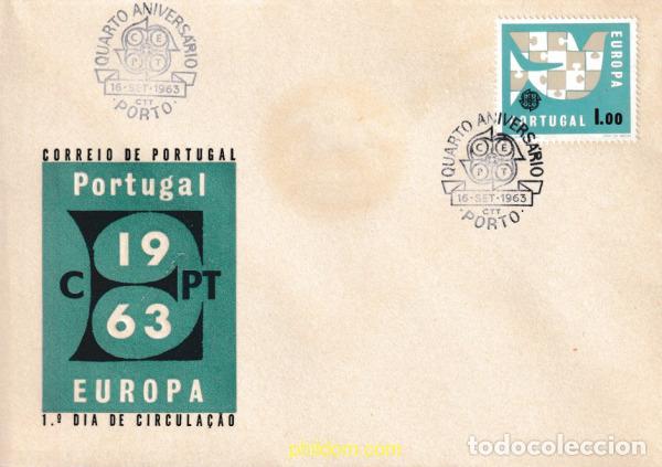 Sellos: 602638 MNH PORTUGAL 1963 EUROPA CEPT. SIGLAS CEPT