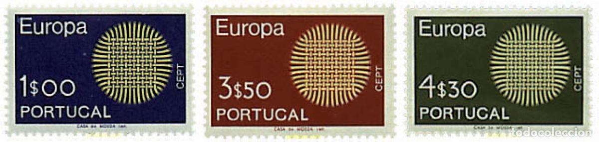 Sellos: 62213 MNH PORTUGAL 1970 EUROPA CEPT. SOL FLAMANTE